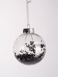 Christmas Glitter Ball - Sparkly merlot