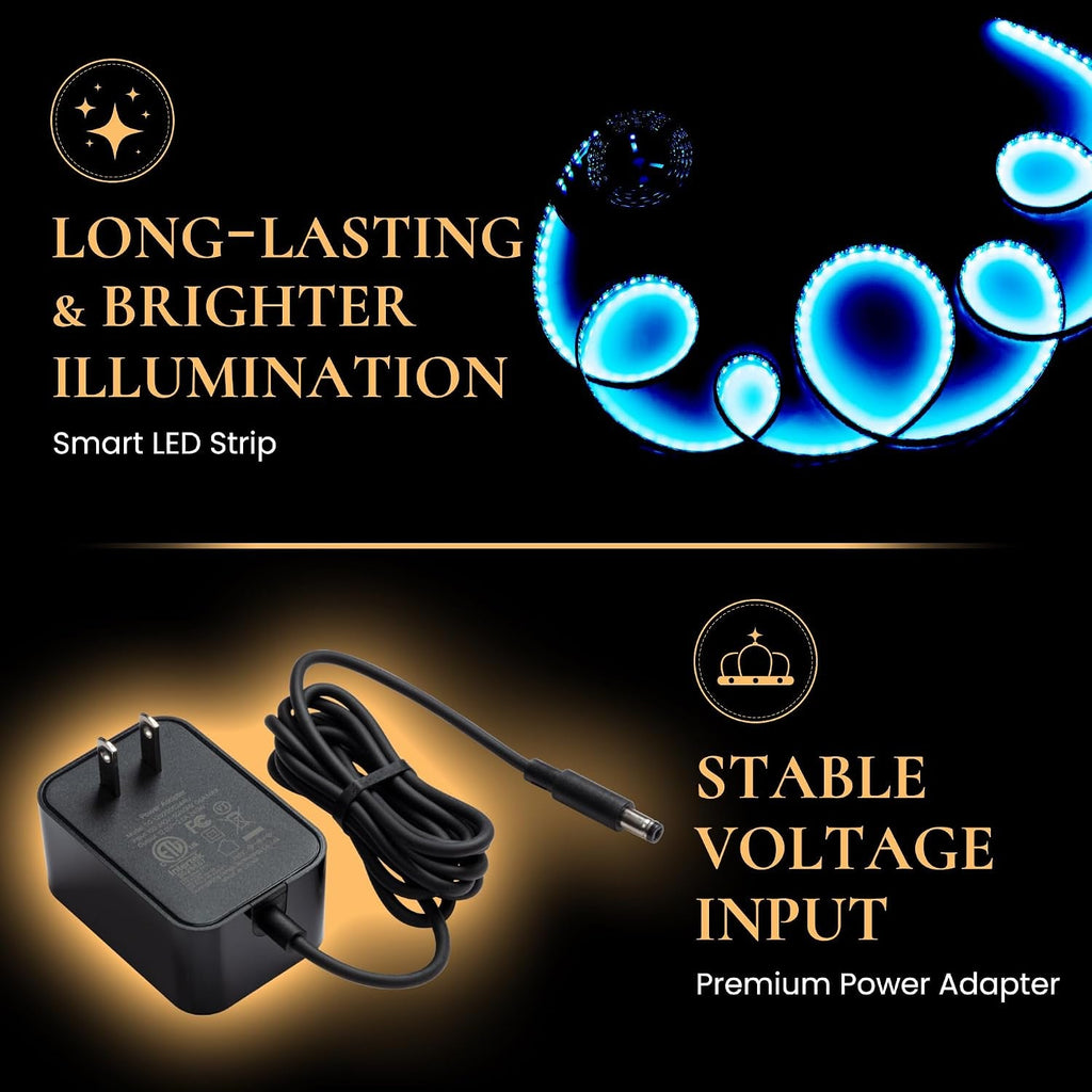 Full Floating Platform Bedframe Smart LED Lighting