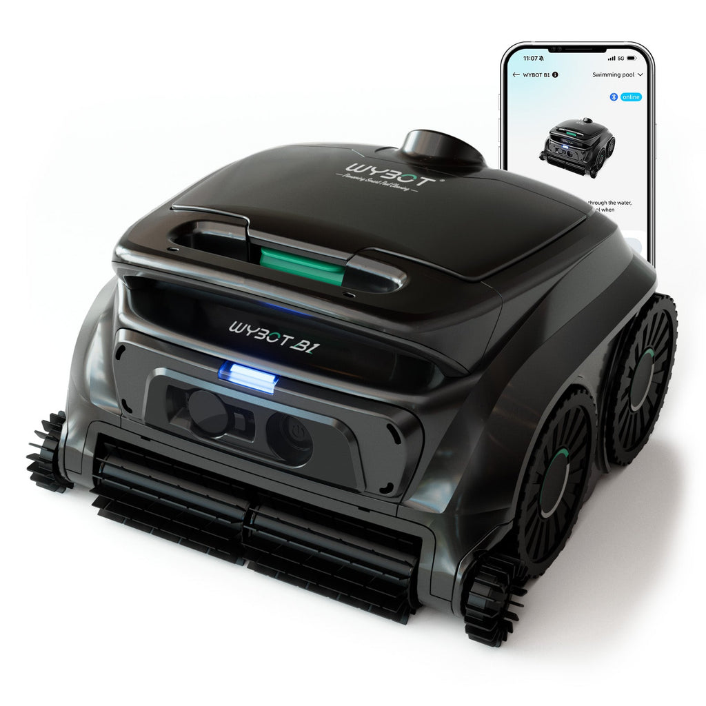 WYBOT B1 Smart Robotic Full Pool Cleaner with Edge Cleaning