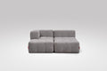 4 Teiliges Modulares Sofa – Grau