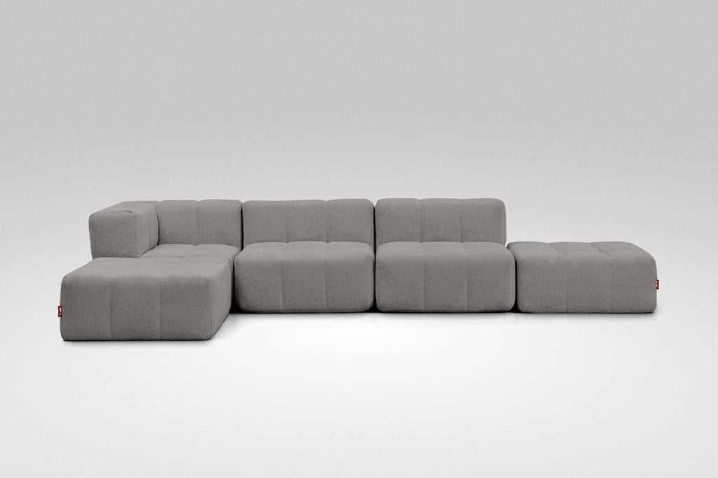 5 Teiliges Modulares Sofa – Grau