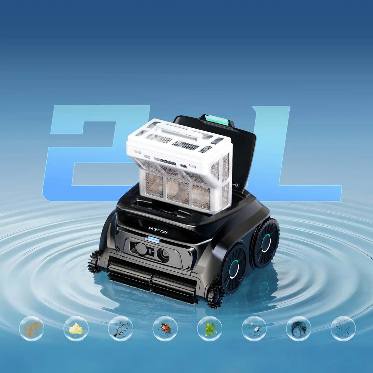 WYBOT B1 Smart Robotic Full Pool Cleaner with Edge Cleaning