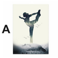 Poster Yoga Profi Stellungen · Fitness Dekoration · Bilder  · Deko Print ohne Rahmen