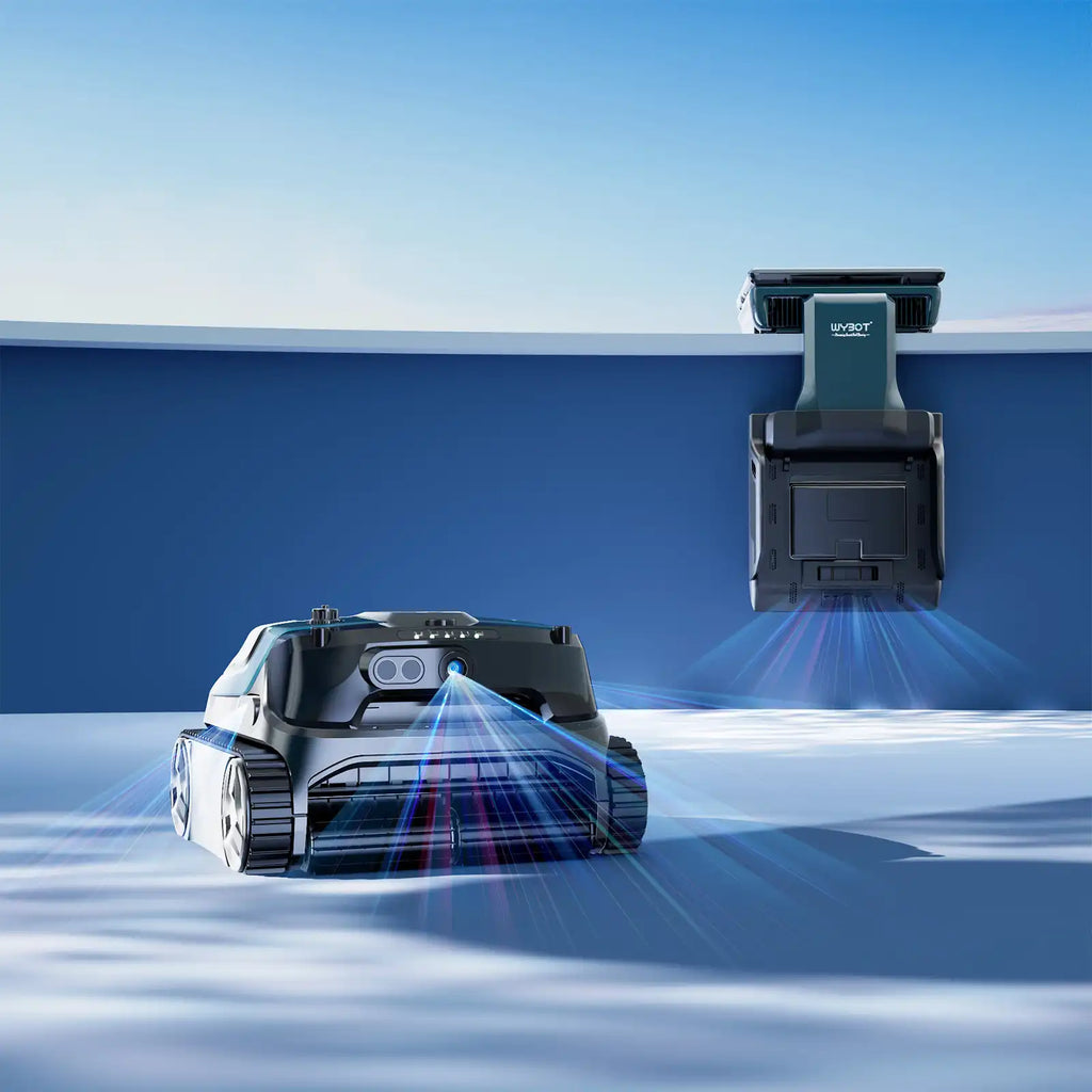 WYBOT S3 Self-Emptying Robotic Pool Cleaner 3D Mapping & AI Vision