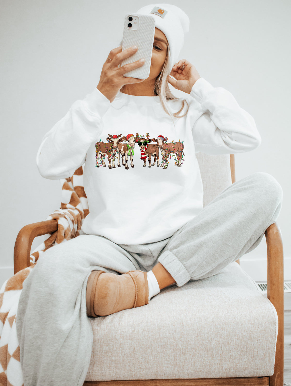 Weihnachtsbekleidung Christmas Cows