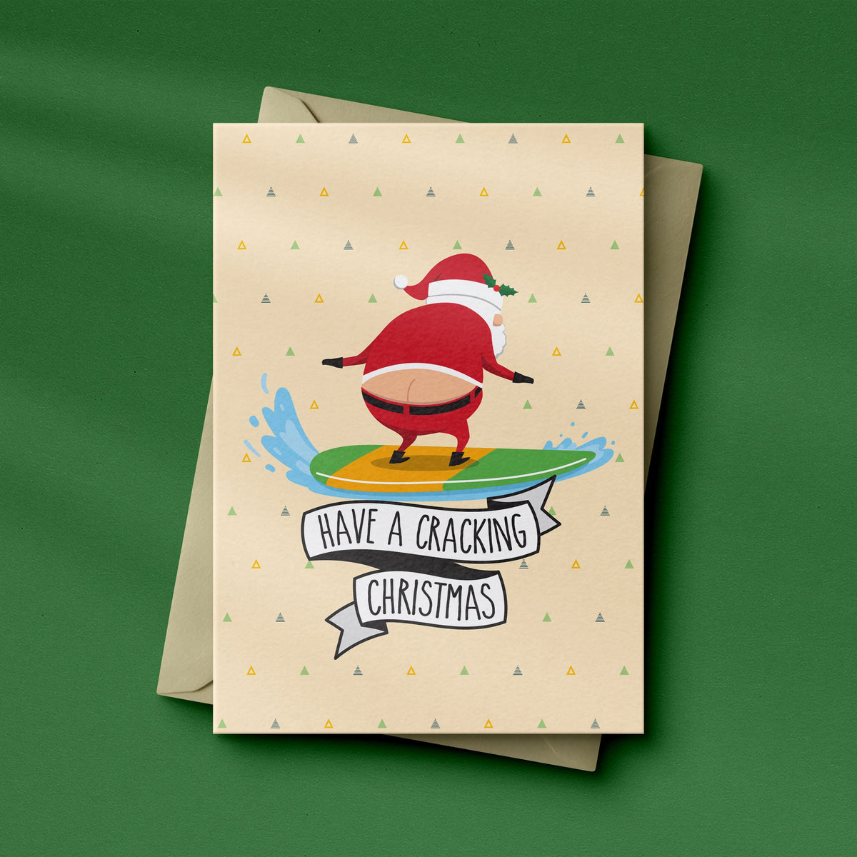 Weihnachtskarte Christmas Crack