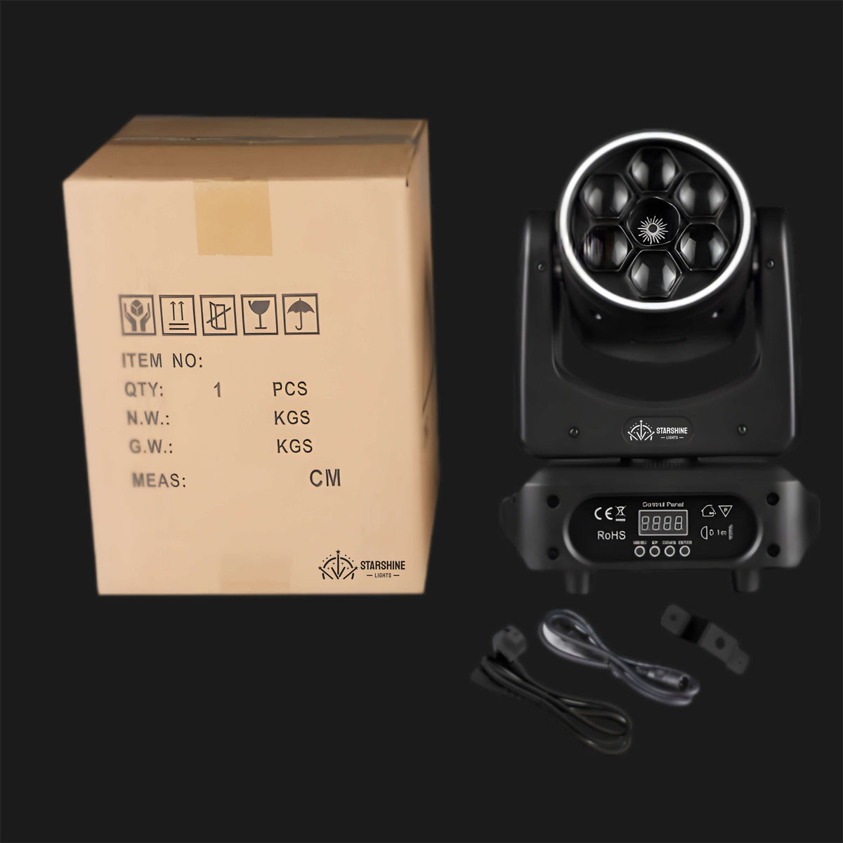 M1 DMX Bee Eye Moving Head Light 150W LED Laser for DJs