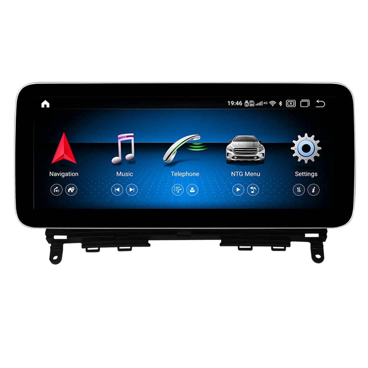 JFSound Android-Autoradio mit Navigation für Mercedes-Benz C-Klasse W204/S204 2007-2010, 10,25-Zoll-Display, NTG4.0