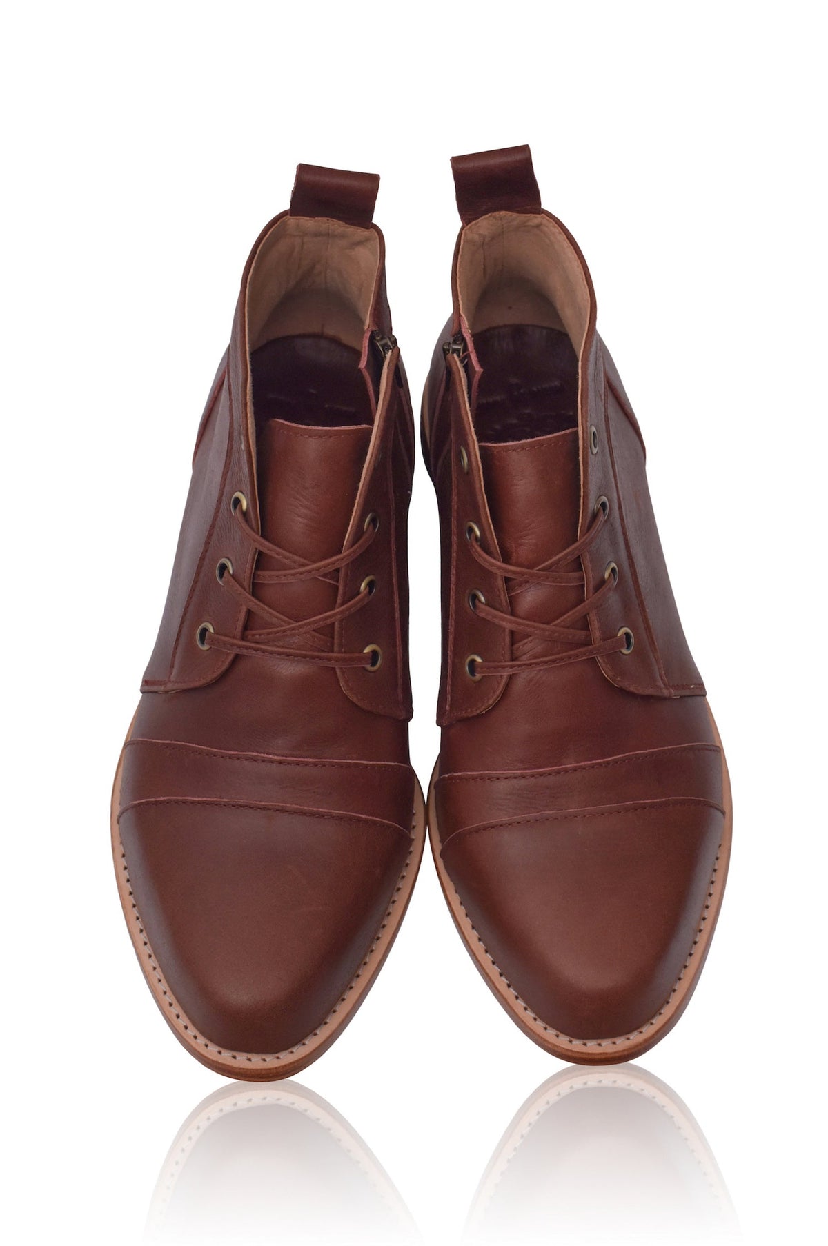 Passage Lace-Up Leather Boots