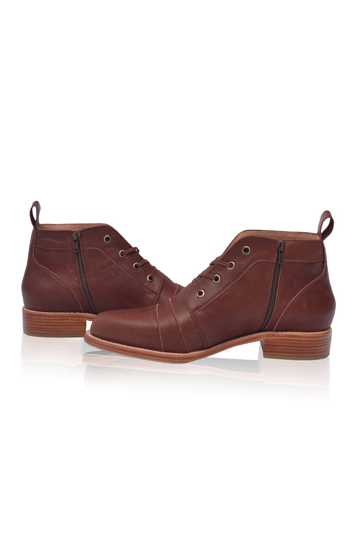 Passage Lace-Up Leather Boots