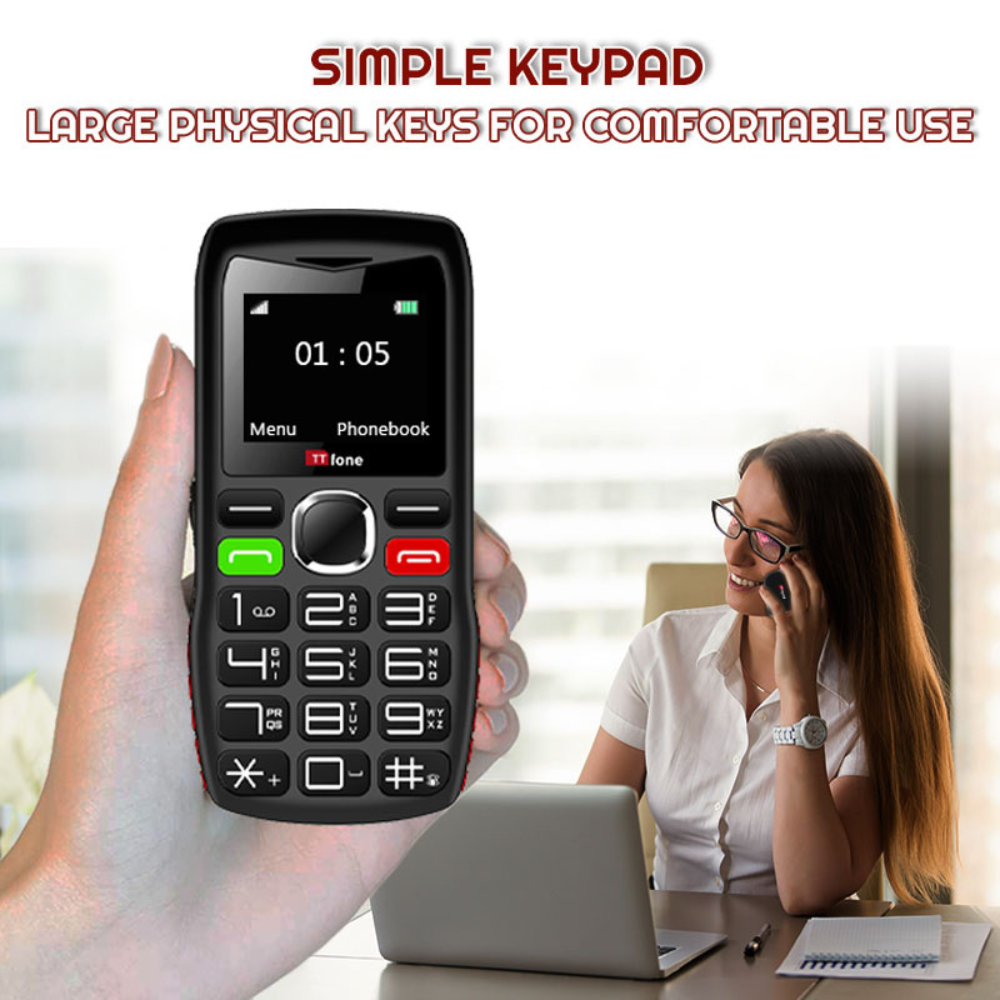 Used - TTfone TT880 with Giffgaff SIM Card