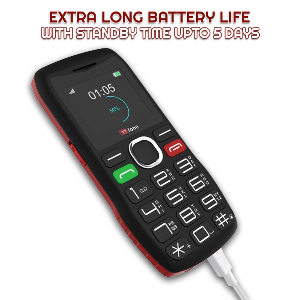 Used - TTfone TT880 with Giffgaff SIM Card