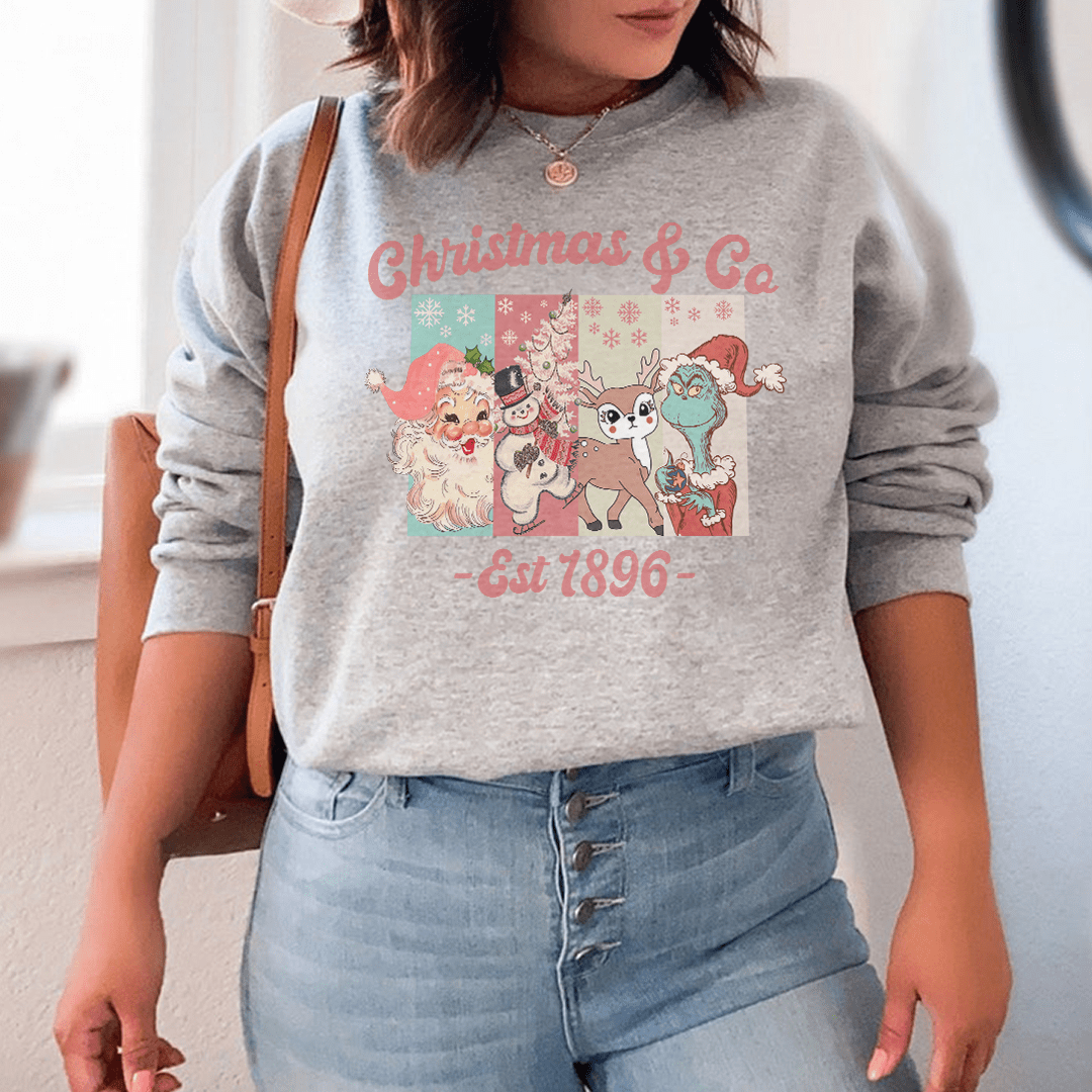 Weihnachts-Hoodie Christmas & Co Est 1896