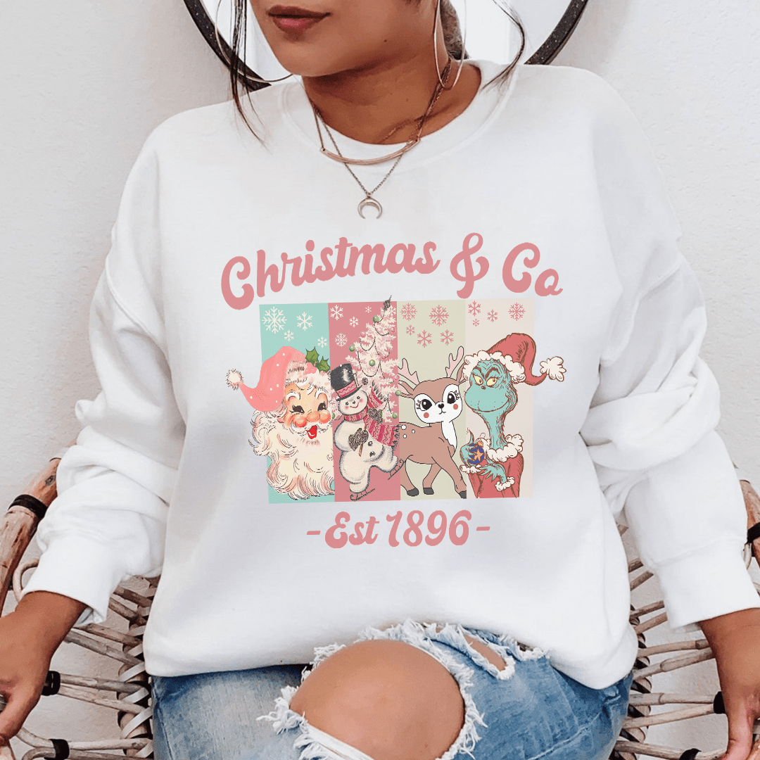 Weihnachts-Hoodie Christmas & Co Est 1896