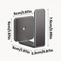 No-Drill Wall Mount Router Storage Rack TV Network Fiber Set Topbox Holder Multi-Functional Media Device Shelf for Roku/Router