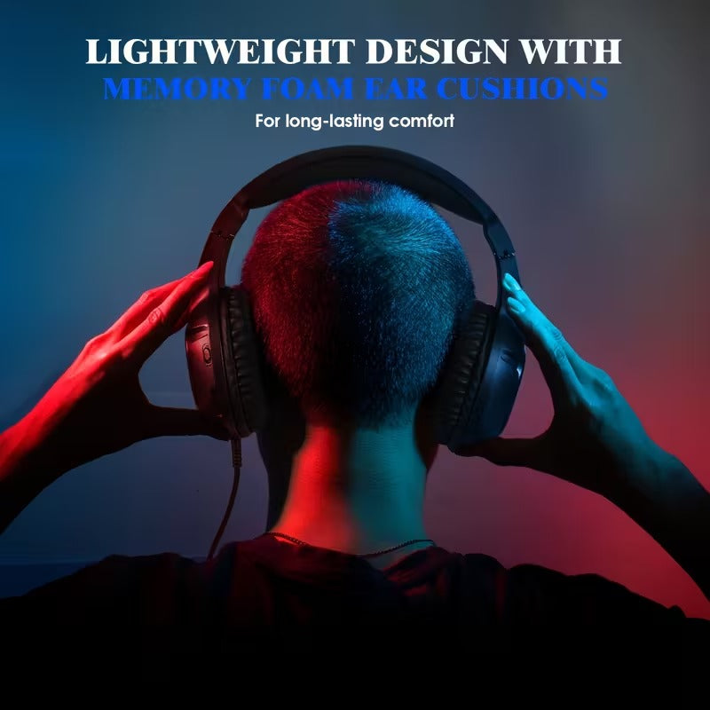 S20 Gaming Headset 50mm LED Mic