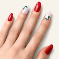 NOOVES Gel-Nagelfolien Christmas Kiss in Rot